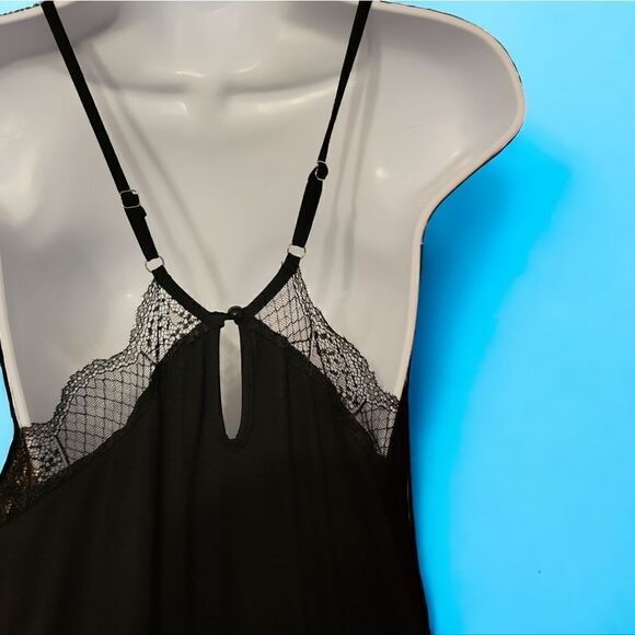 Black lace halter style Jumpsuit Size 2XL - Picture 3 of 5